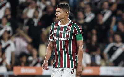 Thiago Silva em ação em Fluminense x Vasco (Foto: Lucas Merçon/ Fluminense)