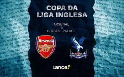 Arsenal x Crystal Palace: onde assistir e prováveis escalações do jogo pela Copa da Liga Inglesa