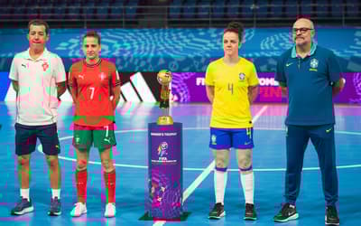 AO VIVO: Brasil decide contra Portugal a Copa do Mundo Feminina de Futsal