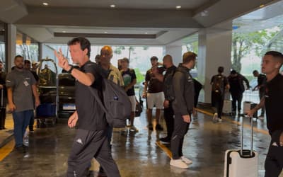 Vasco já está em SP para o primeiro jogo da final da Copa do Brasil