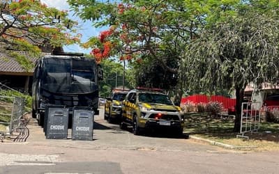 Forte esquema de segurança para Internacional e Bragantino