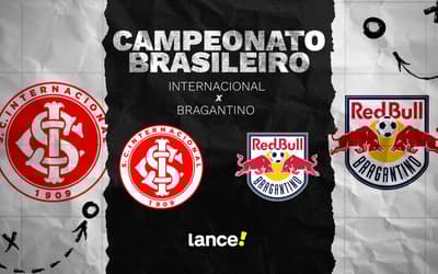 Internacional x Bragantino: onde assistir ao vivo, horário e escalações do jogo
