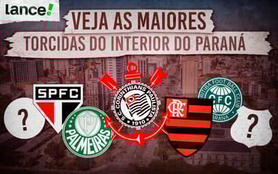 Pesquisa revela as maiores torcidas no interior do Paraná; Corinthians domina