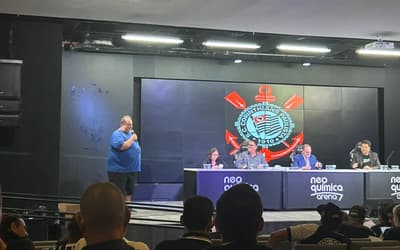 Presença de aliada de Augusto Melo gera tensão em audiência do Corinthians