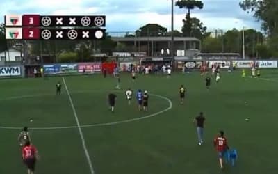 Torneio amador tem confusão generalizada, e ex-Corinthians é agredido por torcedores