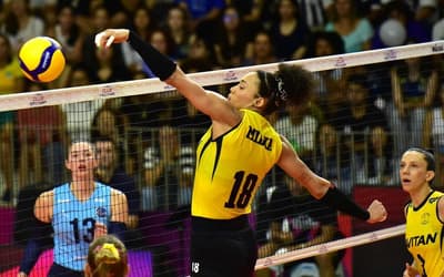 Ventania danifica estrutura e atrapalha transmissão do Mundial de Clubes de vôlei