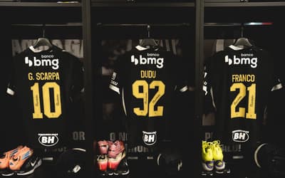 Atlético-MG anuncia numeração oficial para a temporada 2026: confira a camisa dos jogadores