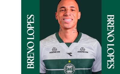 Coritiba anuncia atacante ex-Palmeiras como maior contratação da história