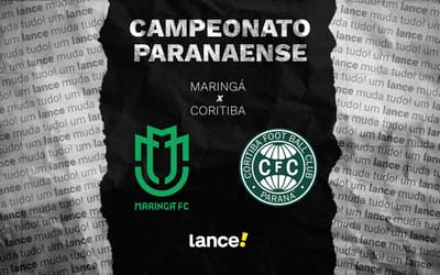 Maringá x Coritiba: onde assistir ao vivo, horário e escalações do Campeonato Paranaense