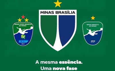 Minas Brasília apresenta novo escudo e atualiza identidade visual