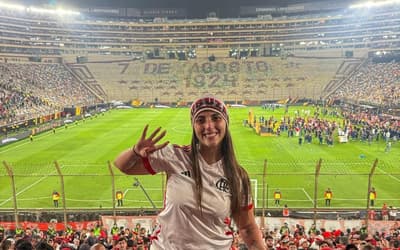 'Te sigo a todo lado': torcedora vai à quarta Supercopa Rei para apoiar o Flamengo