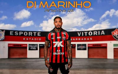 Com anúncio inusitado, Vitória confirma contratação de Marinho, ex-Flamengo e Fortaleza