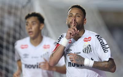 Neymar dispara contra Thiago Mendes no intervalo de Santos x Vasco: 'Babaca'