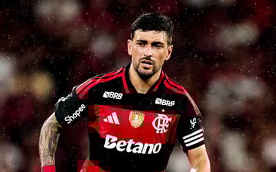 Arrascaeta durante jogo do Flamengo (Foto: Gilvan de Souza/Flamengo)