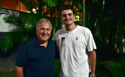 ídolo do Flamengo, Zico elogia o rubro-negro João Fonseca no Rio Open