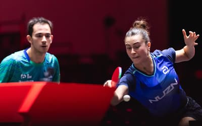 AO VIVO: Calderano e Takahashi disputam a semifinal de duplas em Singapura