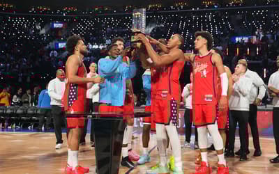 Time de LeBron James é dominado por Anthony Edwards em novo formato do NBA All-Star Game