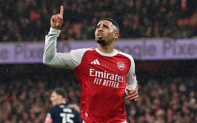 Gabriel Jesus tem a melhor média de gols pelo Arsenal desde o retorno