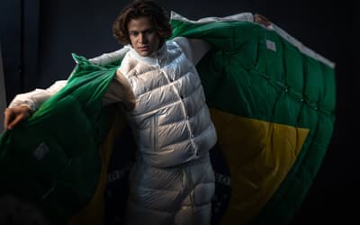 Uniforme usado por Lucas Pinheiro nas Olimpíadas de Inverno vira item de museu