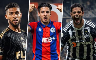 Bouanga, Cuello e Hulk foram nomes do Fluminense na janela (Fotos: Divulgação)