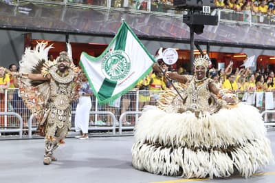 Relembre o desfile da Mancha Verde em 2026, escola ligada à torcida do Palmeiras