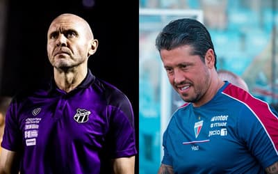 Ceará x Fortaleza terá terceiro duelo entre Mozart e Carpini