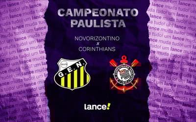 Novorizontino x Corinthians: onde assistir ao vivo, horário e prováveis escalações pelo Paulistão