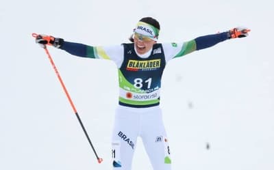 Brasileira supera trauma de acidente e recupera 'Olimpíada perdida' em Milão-Cortina