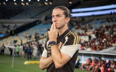 Filipe Luís durante Flamengo x Madureira