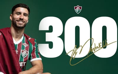 Martinelli completa 300 jogos pelo Fluminense como peça-chave do time