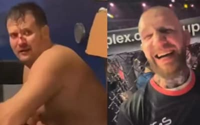 Lutador de MMA sofre ataques da torcida após morder orelha do adversário