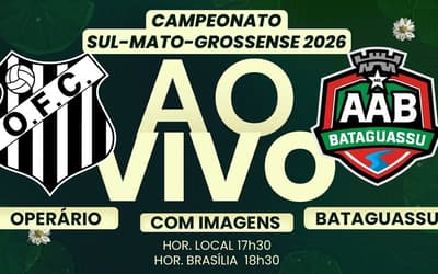 Operário x Bataguassu: onde assistir ao vivo e prováveis escalações