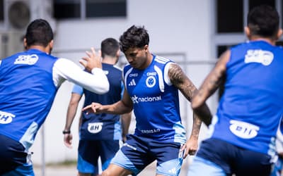 Kaio Jorge volta a treinar integralmente no Cruzeiro, e Romero segue com atenção especial