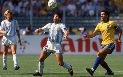 Faltam 90 dias para a Copa: em 1990, Brasil parou em clássico com Argentina