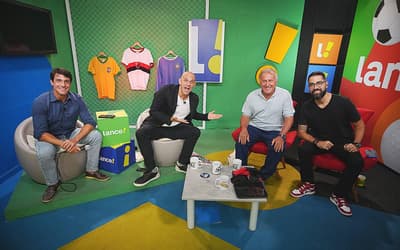 Confira os bastidores da visita de Zico, ídolo do Flamengo, ao Lance!