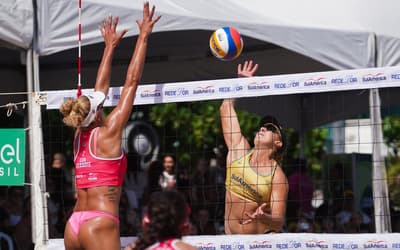 Com muita emoção, Time Brasil vence Mundo no duelo de quartetos do Areia Games