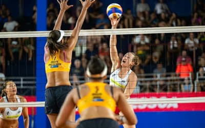 Duda e Ana Patrícia batem campeãs mundiais e avançam na etapa de João Pessoa