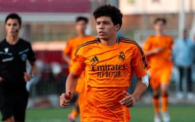 Filho de Marcelo marca três gols em vitória do Real Madrid Sub-19; veja