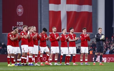 Dinamarca goleia a Macedônia do Norte e garante vaga na final da Repescagem Europeia