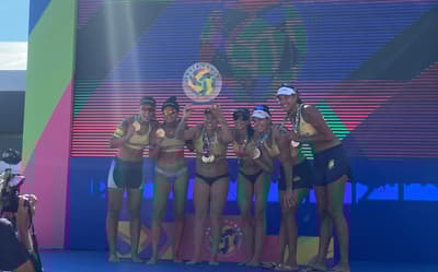Carol e Rebecca vencem final e Brasil é campeão do Areia Games