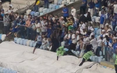 Flamengo x Cruzeiro termina com confusão entre torcedores no Maracanã