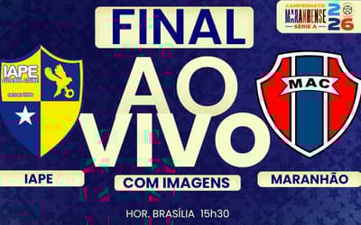 AO VIVO E COM IMAGENS: Lance!TV transmite IAPE e Maranhão na briga pelo título do Campeonato Maranhense 2026