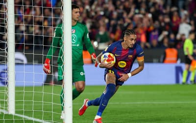 Veja gols de Barcelona x Atlético de Madrid: Raphinha marca, e Barça encurta diferença