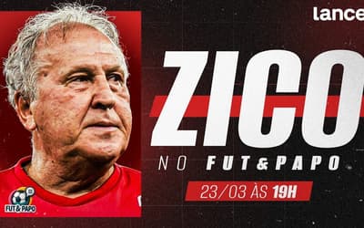 Fut & Papo recebe Zico, lenda do Flamengo, nesta segunda-feira (23)