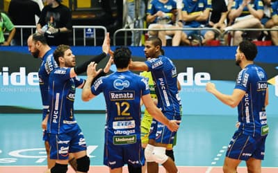 De virada, Campinas bate Cruzeiro e é campeão inédito da Copa Brasil de vôlei