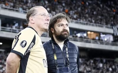 John Textor e João Paulo Magalhães (Foto: Vítor Silva/Botafogo)