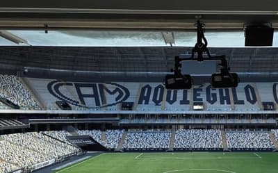 Atlético-MG: Equipamentos para impedimento semiautomático são instalados na Arena MRV