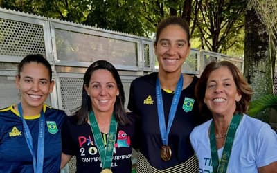 Ana Patrícia e Jackie vencem Duda e Sandra no 'Jogo de Ouro' do Areia Games