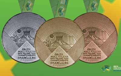 Mundial de Marcha Atlética em Brasília revela design das medalhas