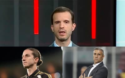 André Kfouri afirma que coincidência no desligamento de Filipe Luis e Hernan Crespo (Foto: Montagem Lance!)